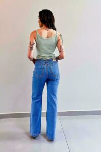 calça jeans wid leg